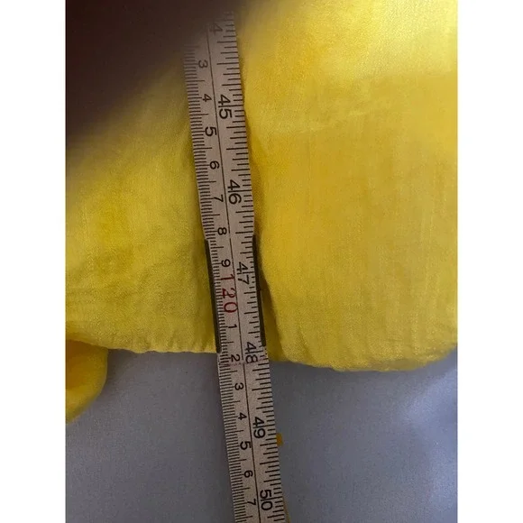 Simply Vera Vera Wang Marigold Tiered Maxi Dress XXL Sleeveless V-Neck Boho - Picture 6 of 8